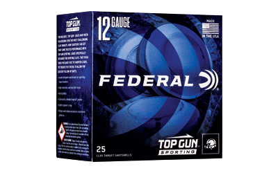 Federal Top Gun 12 Gauge #7.5 Shot Ammunition – 25 Rounds