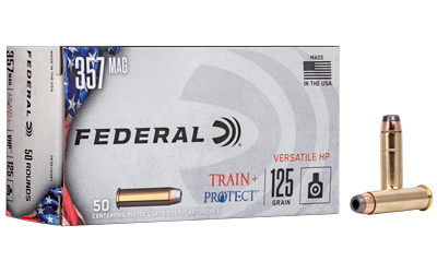 Federal Train/Protct .357 Magnum 125 Grain Ammunition – 50 Rounds