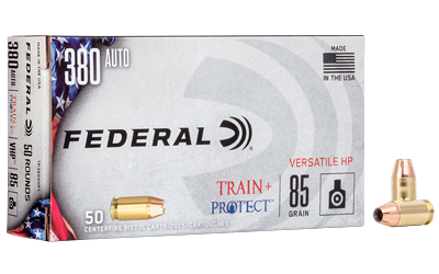Federal Train/Protct .380 ACP 85 Grain Ammunition – 50 Rounds