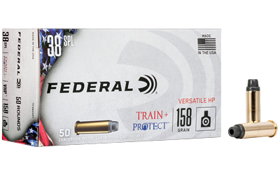 Federal Train/Protct .38 Special 158 Grain Ammunition – 50 Rounds