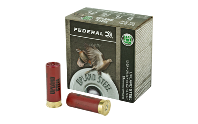 Federal Fld/Range Steel 12 Gauge #6 Shot Ammunition – 25 Rounds