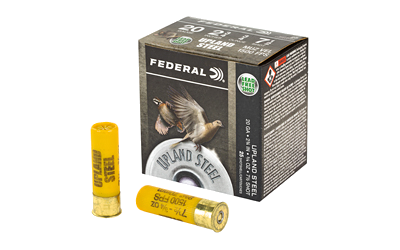 Federal Uplnd Steel 20 Gauge #7.5 Shot Ammunition – 25 Rounds