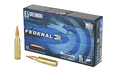 Federal V&P 6.5 Creedmoor 95 Grain Ammunition – 20 Rounds