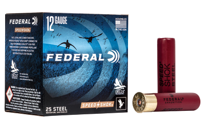 Federal Speed Shok 12 Gauge #3 Shot Ammunition – 25 Rounds