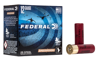 Federal Speed Shok 12 Gauge #3 Shot Ammunition – 25 Rounds