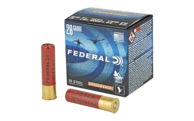 Federal Speed-Shok Steel 28 Gauge #6 Shot Ammunition – 25 Rounds