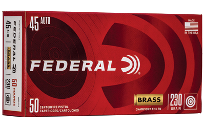 Federal Champ .45 ACP 230 Grain Full Metal Jacket Ammunition – 50 Rounds