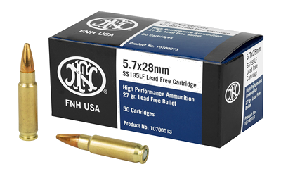 FN Ss195lf 5.7x28mm 27 Grain Jacketed Hollow Point Ammunition – 50 Rounds