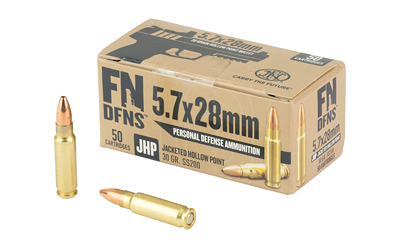 FN Dfns Ss200 5.7x28mm 30 Grain Jacketed Hollow Point Ammunition – 50 Rounds