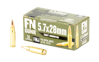 FN Gunr Ss201 5.7x28mm 40 Grain Full Metal Jacket Ammunition – 50 Rounds