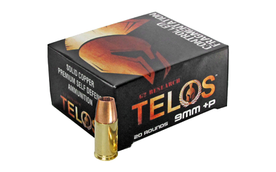 G2 Research G2r Telos 9mm 92 Grain Ammunition – 20 Rounds