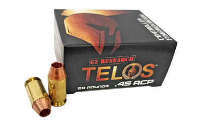 G2 Research G2r Telos .45 ACP 160 Grain Ammunition – 20 Rounds