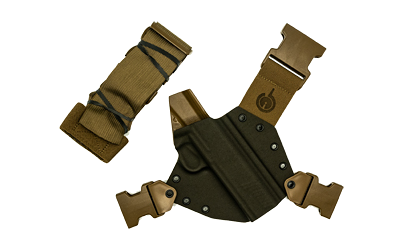 GunfightersINC Gfi Kenai with Rail Oe Gray Coyote 1911 Right-Hand Holster