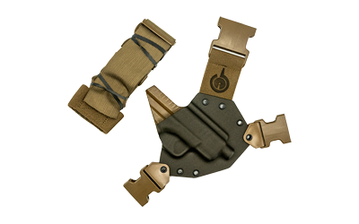 GunfightersINC Gfi Kenai Hellcat Gray/Coyote Right-Hand Holster