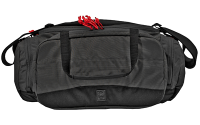 Grey Ghost Gear Range Bag Black with Zipper Pul