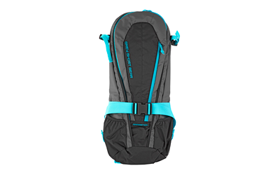 Grey Ghost Gear Apparition Black/Gray with Cyan Zips