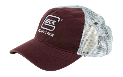 Glock Mesh Hat Snapback Maroon
