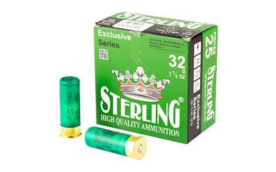 Sterling Exclsv 12 Gauge #4 Shot Ammunition – 25 Rounds