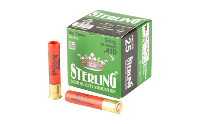 Sterling Big Game 410 10 Grain SLUG Ammunition – 25 Rounds