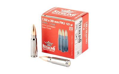 Sterling Sc 7.62x39 123 Grain Full Metal Jacket Ammunition – 20 Rounds