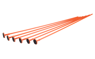 Gun Storage Solutions .22-Caliber Rifle Rods – Orange, 6-Pack
