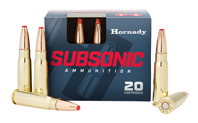 Hornady Subsonic 7.62x39 255 Grain SUB-X Ammunition – 20 Rounds