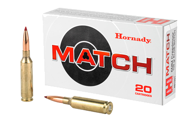 Hornady Match 6mm Creedmoor 108 Grain ELD-M Ammunition – 20 Rounds