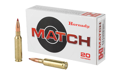 Hornady Match 6.5 Creedmoor 120 Grain ELD-M Ammunition – 20 Rounds