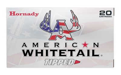 Hornady American Whitetail Tipped 6.5 Creedmoor 129 Grain SST Ammunition – 20 Rounds