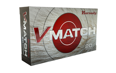 Hornady V-Match 62 Grain ELD-VT Ammunition – 20 Rounds