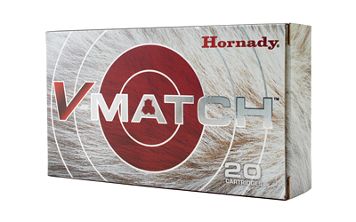 Hornady V-Match 80 Grain ELD-VT Ammunition – 20 Rounds