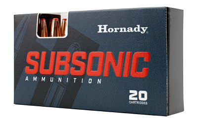 Hornady Subsonic 450 Bushmaster 395 Grain SUB-X Ammunition – 20 Rounds