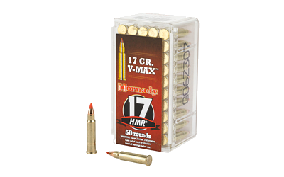 Hornady .17 HMR 17 Grain V-MAX Ammunition – 50 Rounds