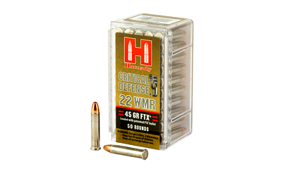 Hornady Critical Defense .22 Magnum 45 Grain Ammunition – 50 Rounds
