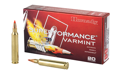 Hornady Superformance 40 Grain V-MAX Ammunition – 20 Rounds