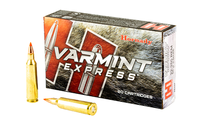 Hornady Varmint .22-250 Rem 55 Grain VMAX Ammunition – 20 Rounds