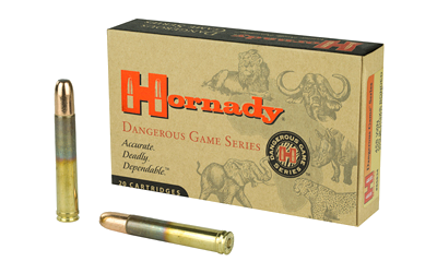 Hornady Dangerous Game 500 Grain Ammunition – 20 Rounds