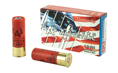 Hornady American Whitetail 12 Gauge SLUG Ammunition – 5 Rounds