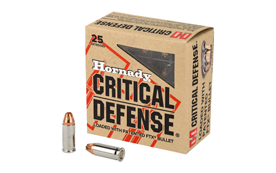Hornady Critical Defense .25 ACP 35 Grain Ammunition – 25 Rounds
