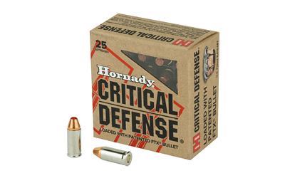 Hornady Critical Defense .32 ACP Ammunition – 25 Rounds