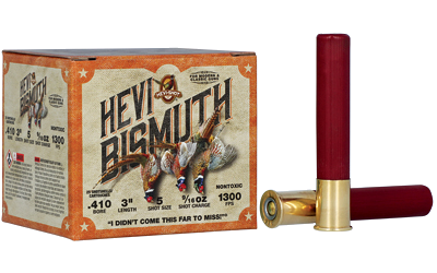 HEVI-Shot Hevi Bsm Uplnd 410 3" 5 #5 Shot Ammunition – 25 Rounds