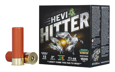 HEVI-Shot Hevi-Hitter 12 Gauge #2 Shot Ammunition – 25 Rounds