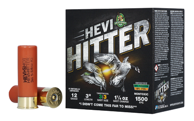 HEVI-Shot Hevi-Hitter 12 Gauge #4 Shot Ammunition – 25 Rounds