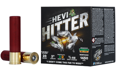 HEVI-Shot Hevi-Hitter 28 Gauge #2 Shot Ammunition – 25 Rounds