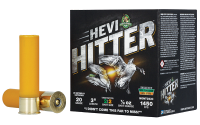 HEVI-Shot Hevi-Hitter 20 Gauge #2 Shot Ammunition – 25 Rounds