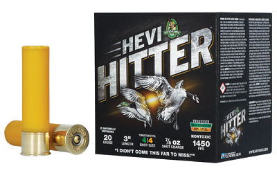 HEVI-Shot Hevi-Hitter 20 Gauge #4 Shot Ammunition – 25 Rounds