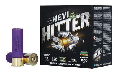 HEVI-Shot Hevi-Hitter 16 Gauge #2 Shot Ammunition – 25 Rounds
