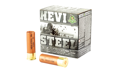 HEVI-Shot Hevi Steel 12 Gauge #3 Shot Ammunition – 25 Rounds