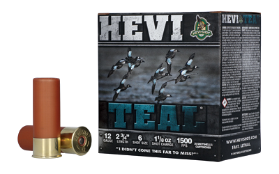 HEVI-Shot Hevi Teal 12 Gauge #6 Shot Ammunition – 25 Rounds