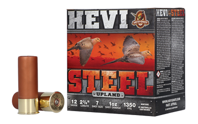 HEVI-Shot Hevi Steel Uplnd 12 Gauge #7 Shot Ammunition – 25 Rounds